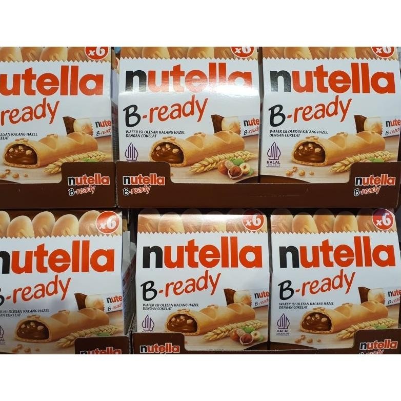 

PJ Nutella B-Ready 132gr Wafer Isi 6pc Exp Sep 2025