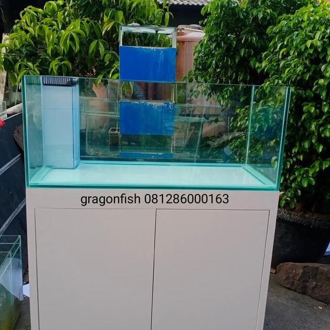 Aquarium + Meja Kabinet 120Cm