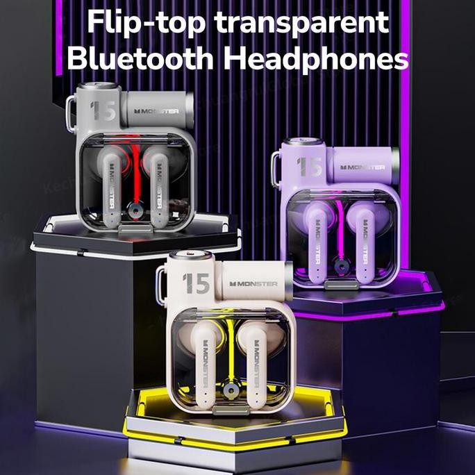 Monster Airmars Xkt15 Headset Bluetooth Tws New Stok