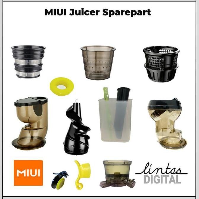 Miui Cold Press Slow Juicer Pro Sparepart Tambahan Juicer