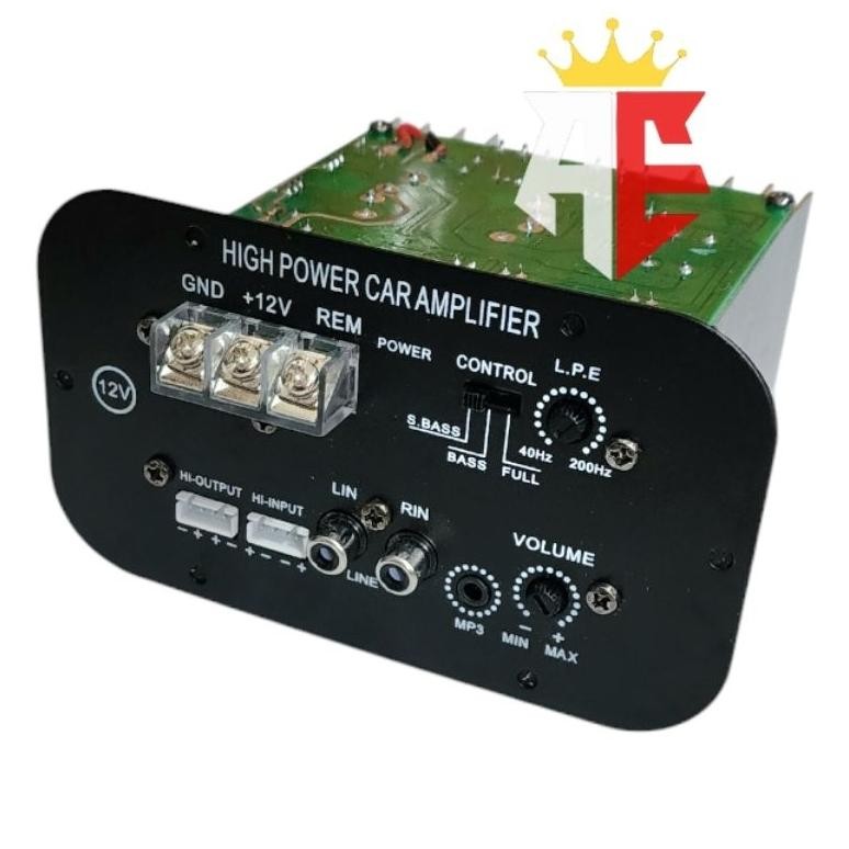 Kit Power Amplifier Subwoofer Mobil Monoblok