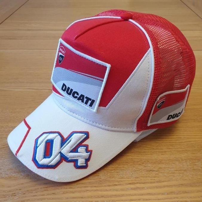 Ducati MotoGP 2017 Andrea Dovizioso Personal Rider Cap Ducati MotoGP. Topi Unisex Pria Wanita
