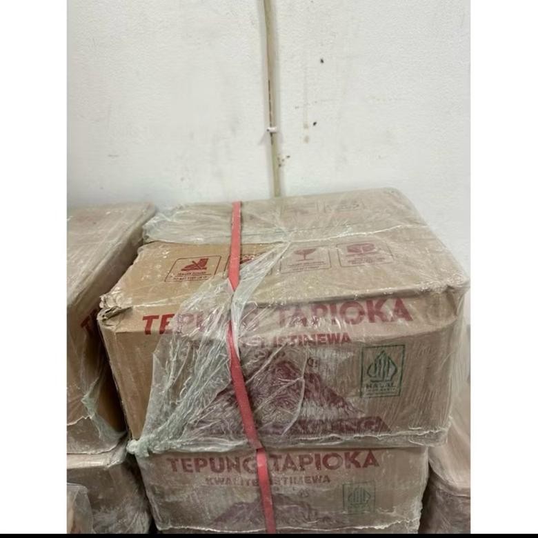 

Tepung Tapioca Gunung Agung 1 DUS 20 x Gram Sagu Gunung 1 DUS