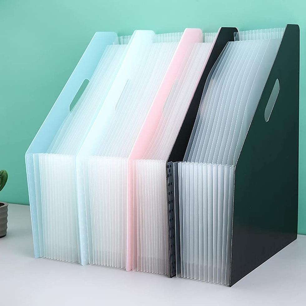 

Map Orkestra Folder Akordeon Berdiri Dengan Mulut Miring Kapasitas Besar A4 untuk Penyimpanan dan Pengaturan Dokumen Siswa, Tas Arsip Ekspansi