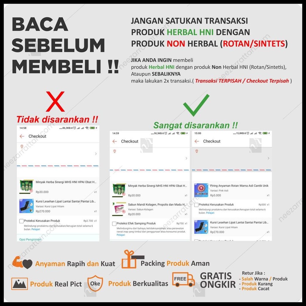 HULAHOP / HULA HOOP ROTAN WARNA