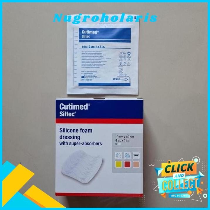 CUTIMED SILTEC 10X10CM  CUTIMED SILTEC 10X10  CUTIMED SILTEC  BSN PRODUK TERBAIK 