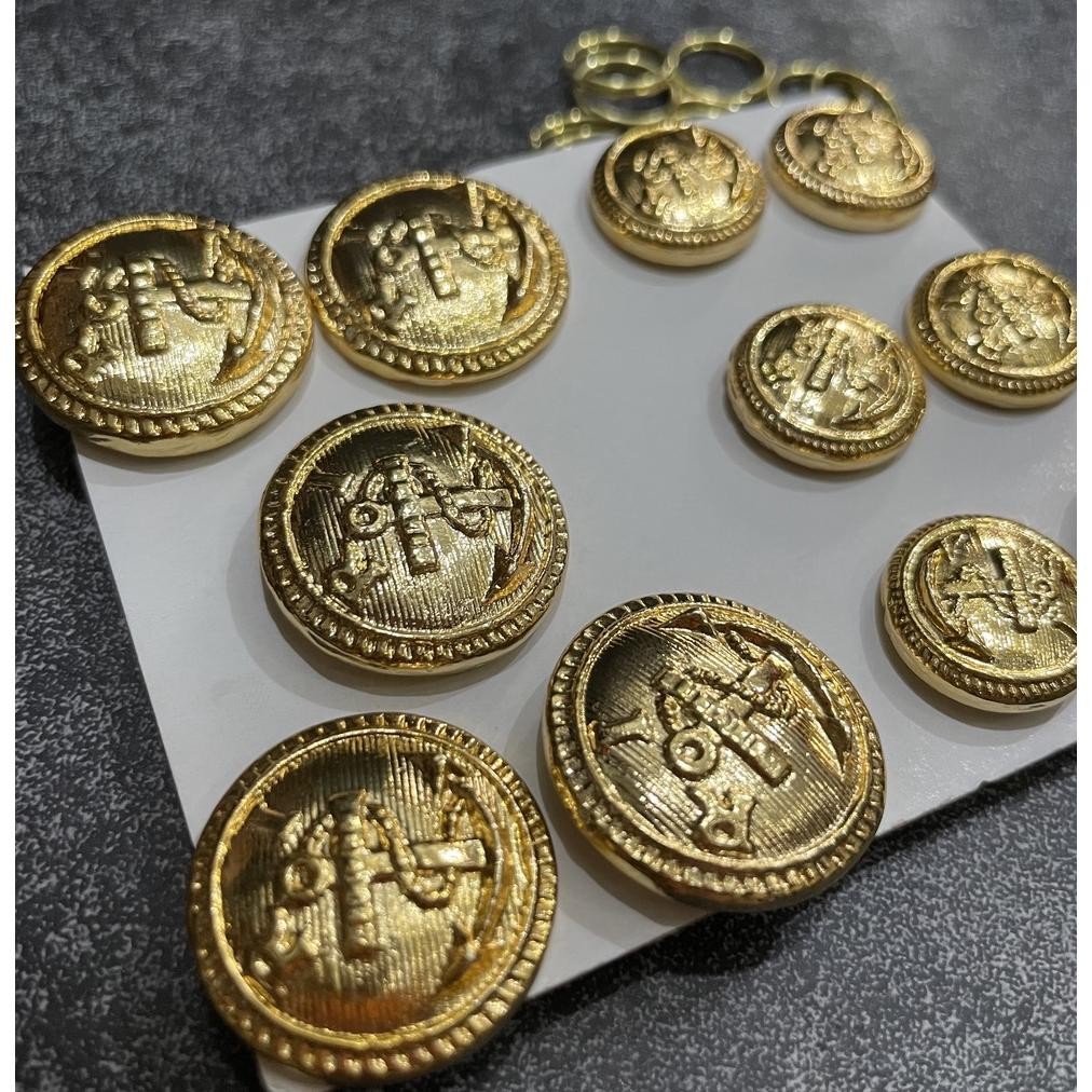 Kancing PDU Pelayaran | Kancing PDU TNI AL - Kancing Baju PDU 4 TNI AL AST