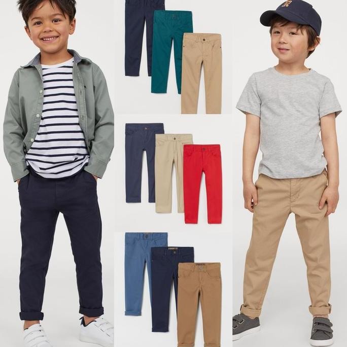 Tersedia PHI271 Celana Chino Anak Laki laki H*M | Celana Panjang Anak HM