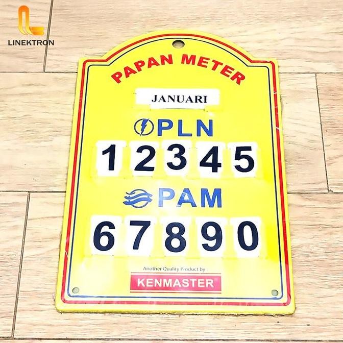 PAPAN METERAN PLN PAM LISTRIK AIR METER