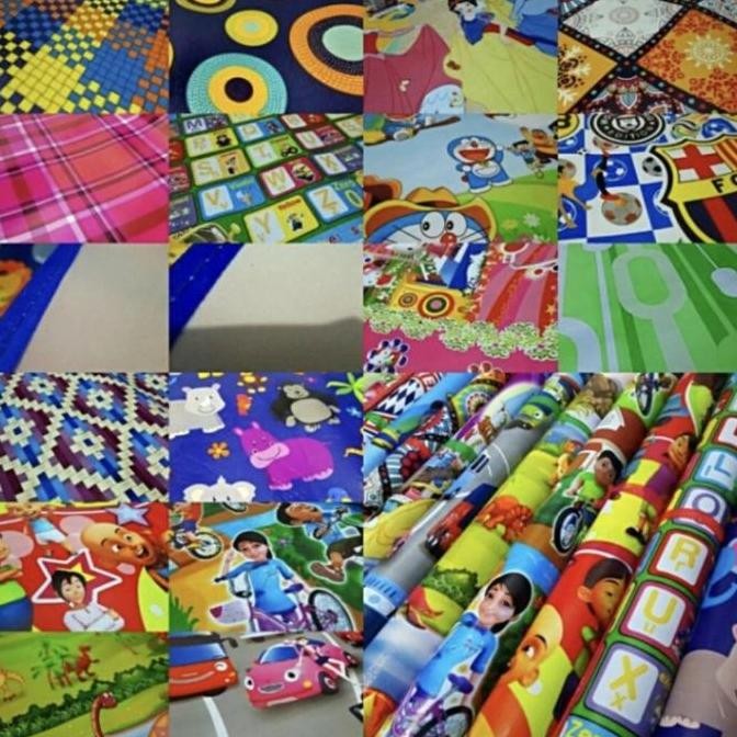 ready karpet lantai spons tebal dan jumbo/tiker lantai/karakter anak