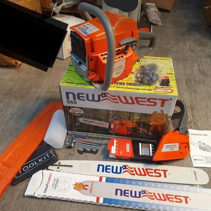 chainsaw new west 22 inch baja murah