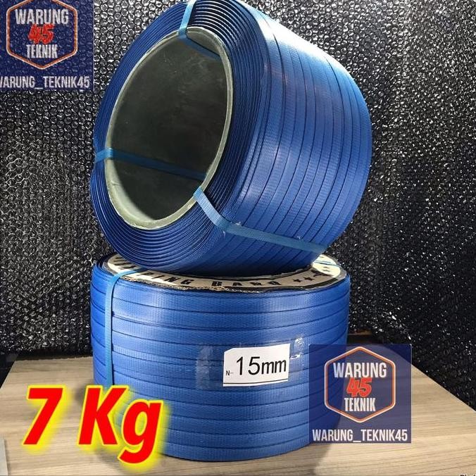

Tali Straping strapping band plastik 15mm tali packing klam-klem 7Kg murah