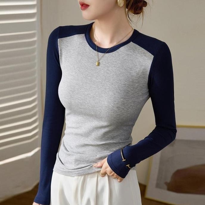 (Expert) AJW [XBA] Kaos Rajut Wanita Lengan Panjang Kekinian | Baju Rajut Wanita Lengan Panjang | In