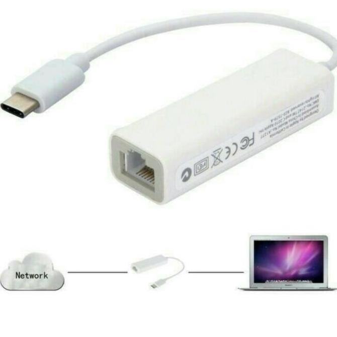 ready Type C To Lan Adapter Type C To Ethernet Rj45/Converter Type C
