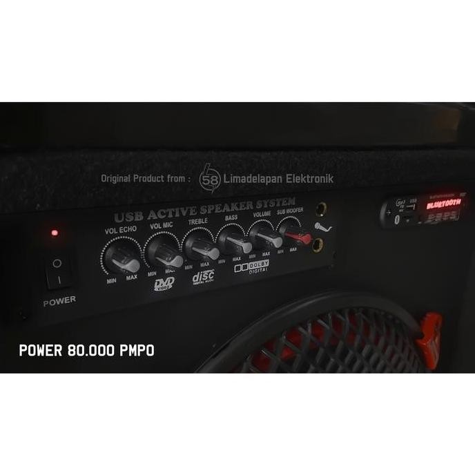 Murah Speaker Aktif 12 Inch Inchi Bluetooth Bass Mantab Subwoofer 1285 Power Lebih Enak Dari Polytro