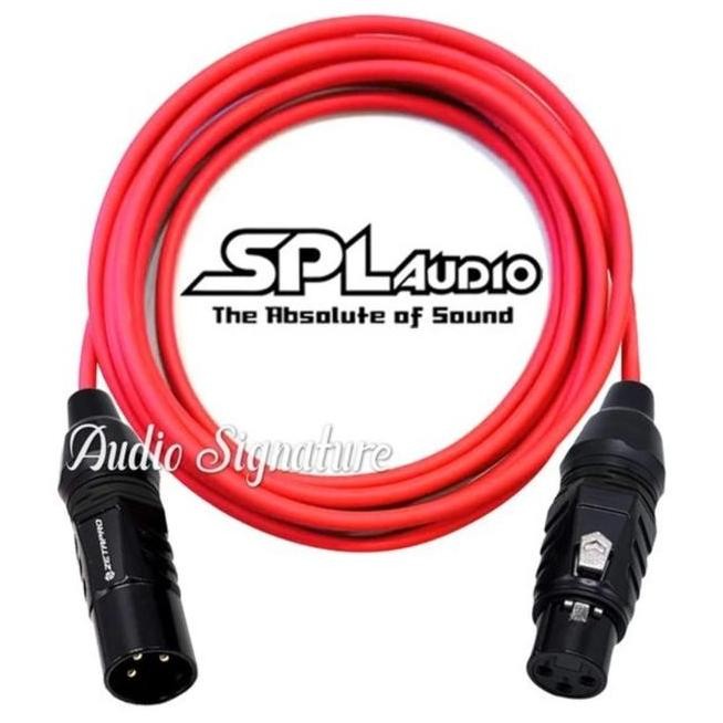 KABEL SPL AUDIO CM-3000 MERAH CABLE MIXER MALE TO FEMALE HUPER ROBOT