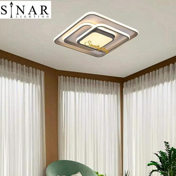 Grosir Lampu Hias Plafon Minimalis Led 3 Warna Cahaya 8672