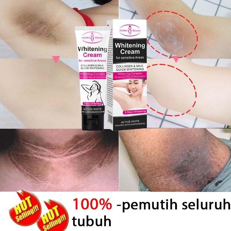Cod  Cream Pemutih Ketiak Leher Instant - Baby Whitening Krim Pelembab Tubuh Lifting & Firming Pemut