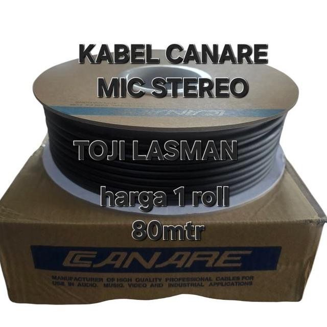 ( KABEL MIC CANARE 1 ROLL )    USE FOR  CABLE MICROFON MIXER GITAR XLR AKAI SPIKON GEISLER  KITANI B