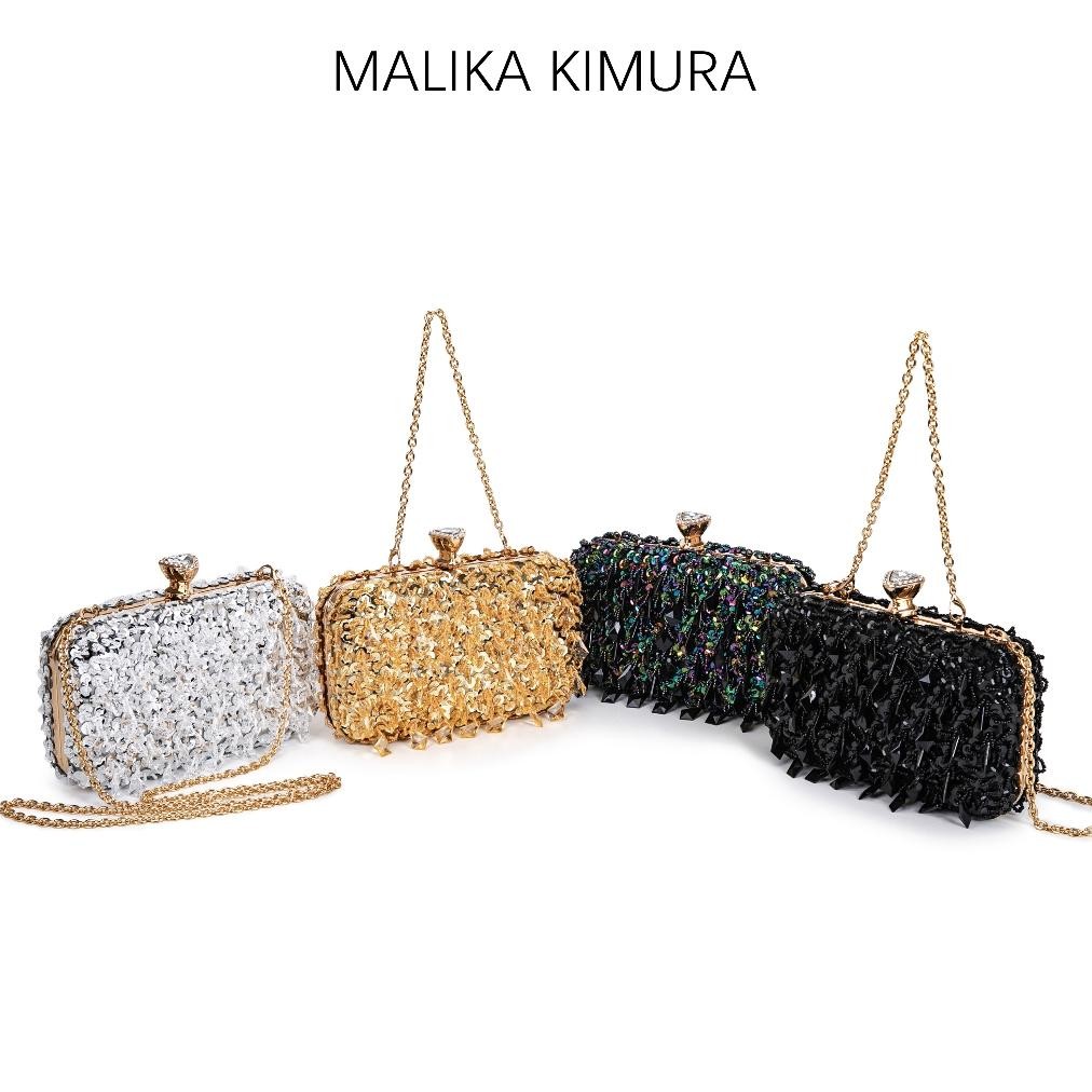 Malika Kimura - Tas Wanita Rantai / Clutch Party Bag / Clutch Wanita / Tas Wanita Import Branded / T