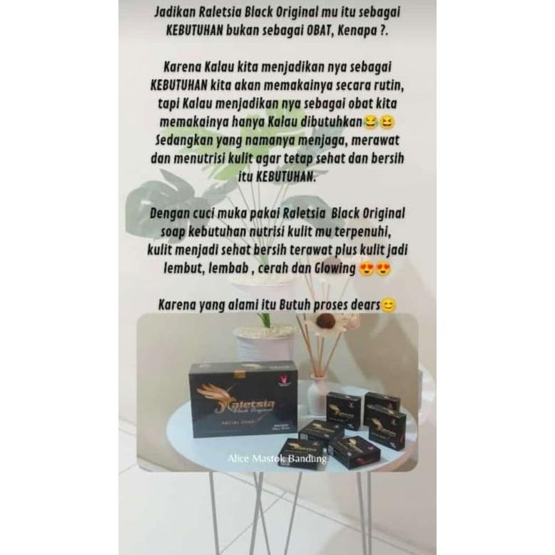 Raletsia Black Original Isi 3  / Rbo Raletsia / Sabun Walet / Sabun Raletsia Original Terlaris