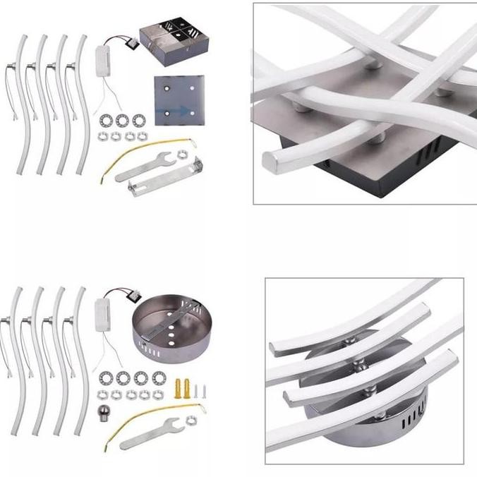 Sale Lampu Hias Atap Plafon Led Minimalis Modern Elegan Fork 24 Watt
