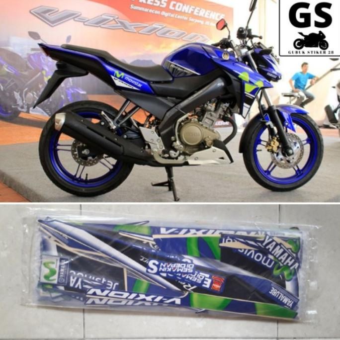 Promo STRIPING STIKER LIS BODY MOTOR YAMAHA VIXION 2017 ADVANCE MOVISTAR COD