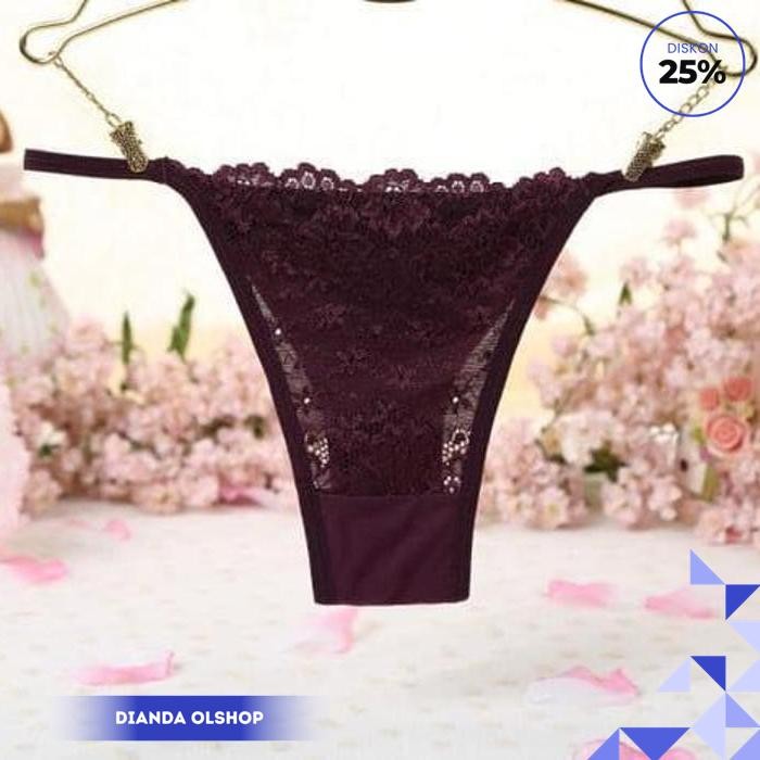 SEXY THONG UNDERWEAR CELANA DALAM WANITA G STRING C105 PRAKTIS