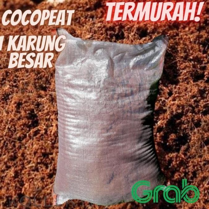 fresh Cocopeat/ cocopit Murni Media Tanam 1 Karung 50Kg murah