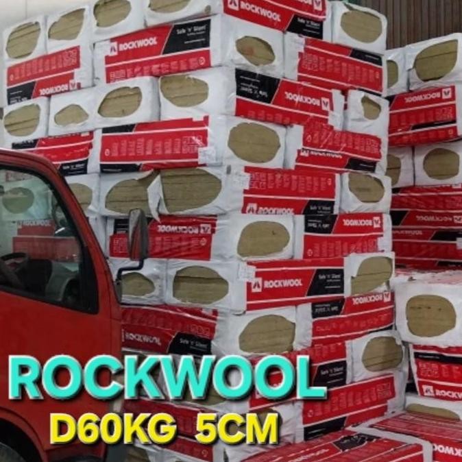 ready ROCKWOOL D60 KG 5CM / BUSA PEREDAM SUARA ROCKWOOL