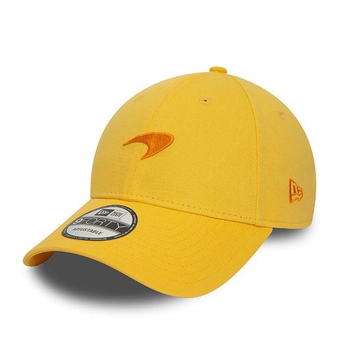 McLaren Racing F1 Seasonal Yellow 9FORTY Adjustable Cap. Topi Unisex