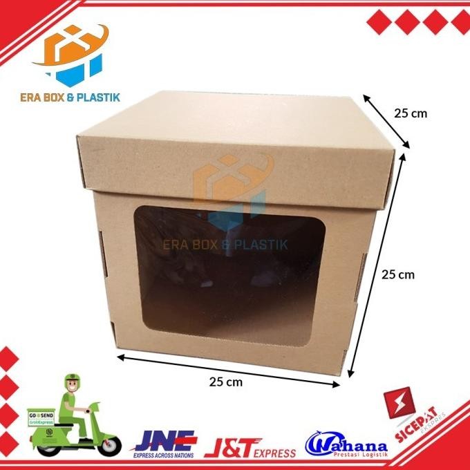 (Expert) Dus Kue Tinggi 25x25x25 cm | Dus Kue Tart