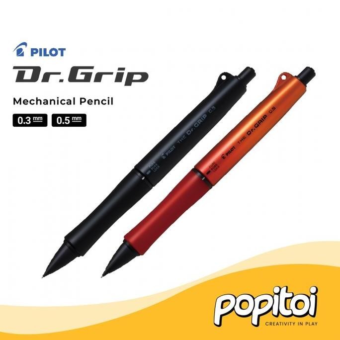 

TERBARU - Pilot The Dr. Grip Black Accent Edition Mechanical Edition 0.3 0.5 mm Pensil Mekanik