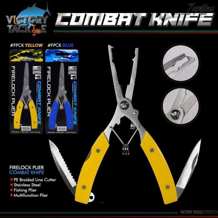 Promo Tang Pancing / Firelock Fishing Pliers Combat Knife