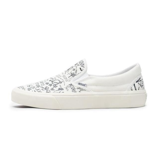 Tersedia MinusOne Footwear - Riot Off White -  Slip-Ons Flat Shoes  Antiselip Nyaman Casual  Slip Re