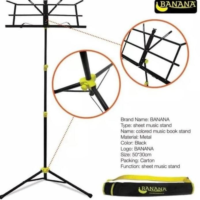 

ready Banana MSB001 Stand Partitur / Stand Book Lipat