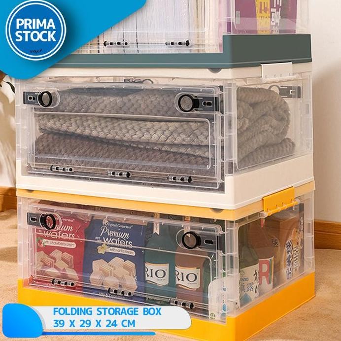 

Terlaris Folding Storage Box Lipat Container Kotak Tempat Baju Transparan
