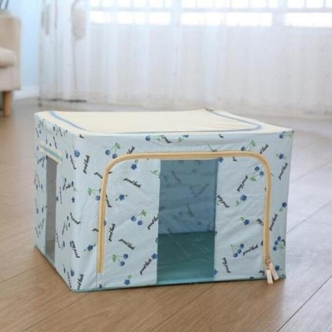 

Terlaris Storage Box Tas Besar Tempat Penyimpanan Pakaian Mainan Bedcover Tebal