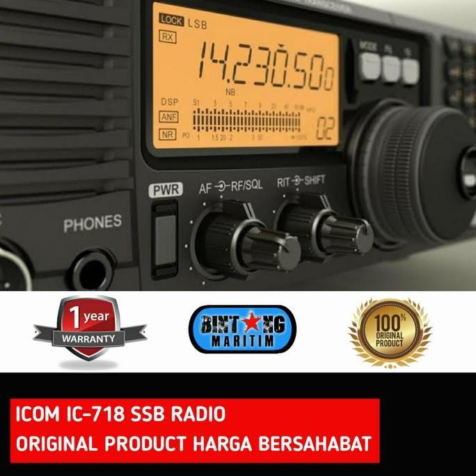 Murah Icom Ic-718 Ic 718 Ic718 Hf Original Icom Japan