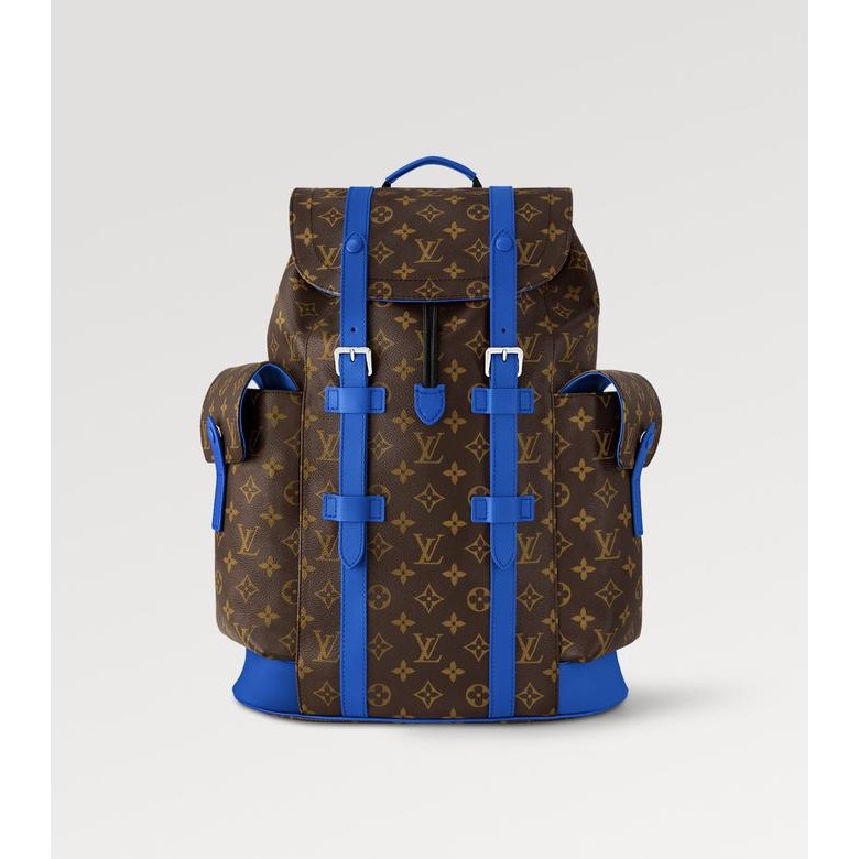 LOUIS VUITTON - LV Christopher MM - Blue - Tas Backpack Original Product