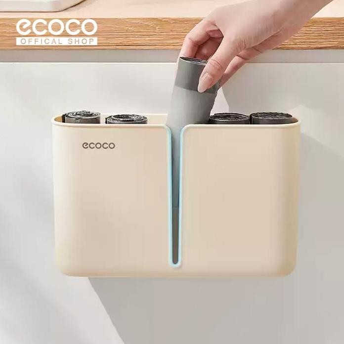 

Terlaris Ecoco Garbage Bag Storage - Penyimpanan Kantong Sampah Dapur Yang Dipasang Di Dinding Bebas Pukulan Kotak Ekstraksi Kantong Plastik Berkapasitas Besar Rak Penyimpanan Kantong Sampah