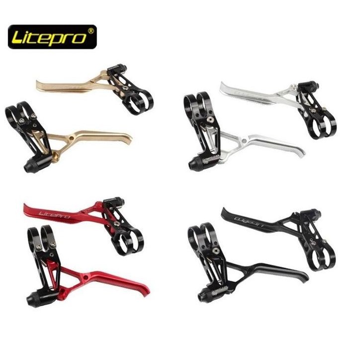 TERBARU - Litepro Ultralight Handle Brake Lever - Tuas Rem Sepeda Lipat Original