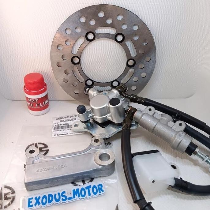 CAKRAM SET BELAKANG KLX,KLX 150 1 PAKET REM BELAKANG