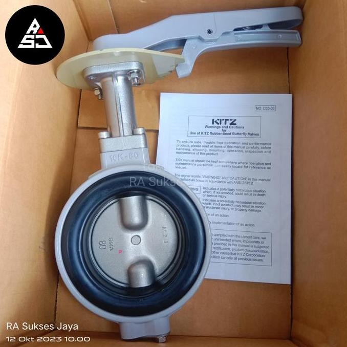butterfly valve kitz 6 inch original 100%