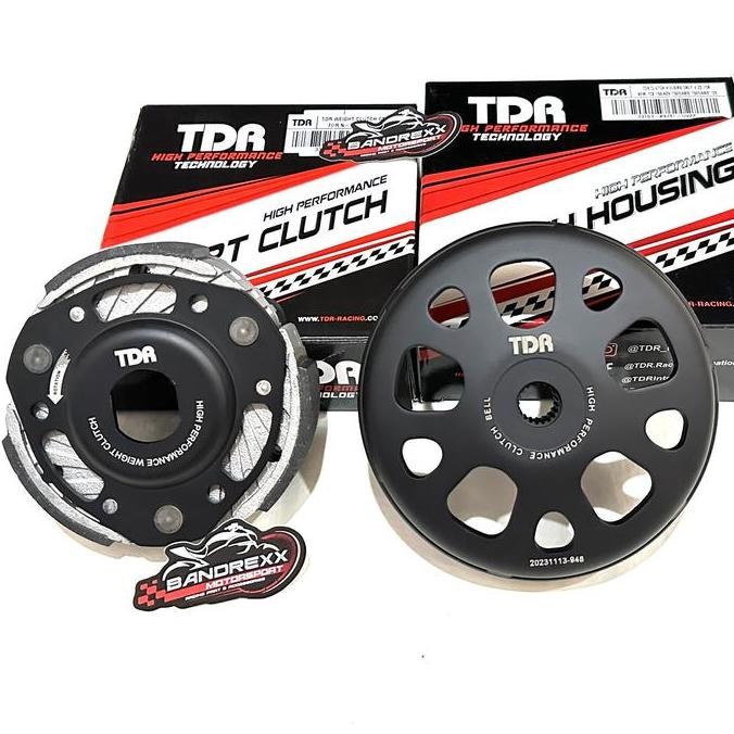 Paket Kampas Ganda TDR+Mangkok Ganda TDR V.22 For Vario 150-Vario 125