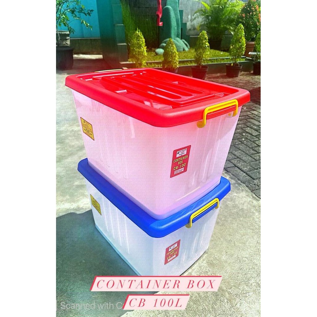 

Terlaris Storage Container 100 Liter/Kotak Penyimpanan Serba Guna
