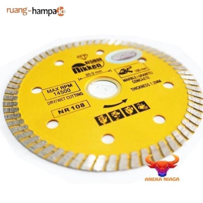 Promo An22- Mata Potong Keramik 4" In Superthin Diamond Wheel Turbo Nikken Resibon