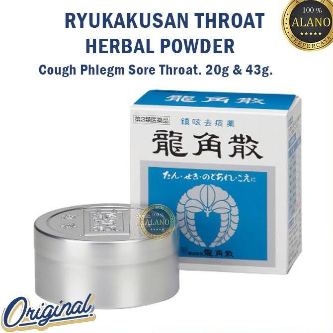 

BEBAS ONGKIR - Ryukakusan Throat Herbal Powder Cough 43gr Ori Japan