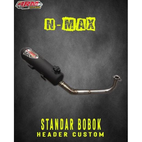 KNALPOT RACING ARM EXHAUST TYPE STANDAR BOBOK YAMAHA NMAX150