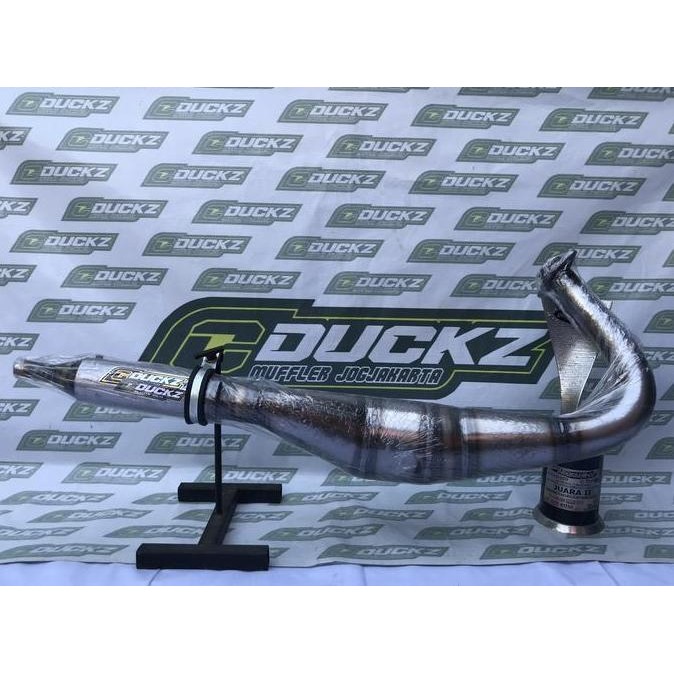 Knalpot Cduckz Rx King 3v3 Plat Leher Plipit Lambung 38